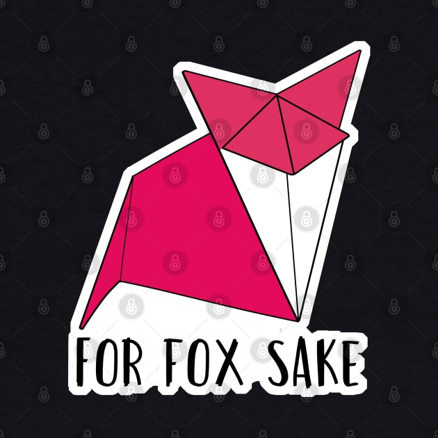 For Fox Sake Origami Geometric Fox by aaallsmiles